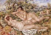 Pierre Renoir The Bathers painting